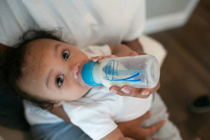 Dr. Brown's Frasco Options+ de gargalo estreito, cor Sky, 120ml, pacote com 2 unidades