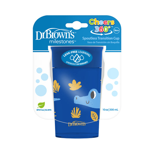 Dr Brown's Copo Smooth Wall Cheers 360™ Azul Marinho 300ml