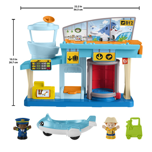 Fisher-Price Aeroporto de aventuras diárias de pessoas pequenas