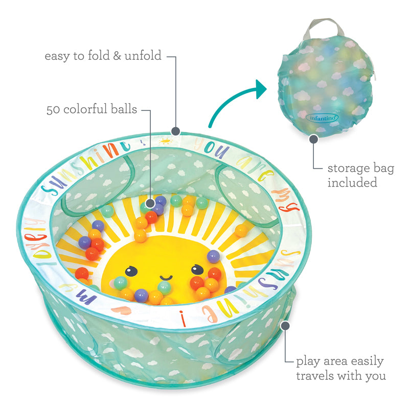 Infantino Ginásio Pop Up Ball Pit