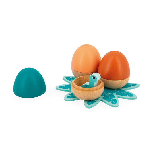 Huevos sorpresa de dinosaurio Janod