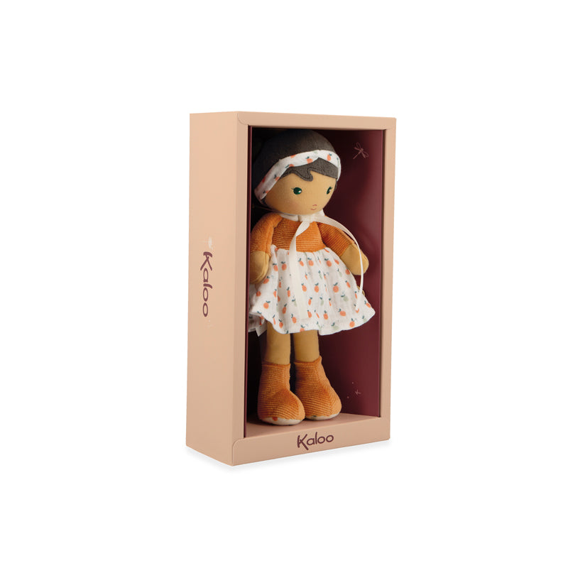 Kaloo Boneca Tendresse Eloise, 25cm, microveludo, musselina, veludo cotelê.
