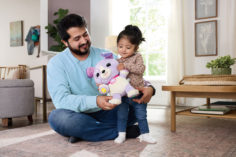 LeapFrog My Best Pal Violet™ – Cachorrinha Interativa de Aprendizado com 35 Músicas, Personalização e Canções de Ninar