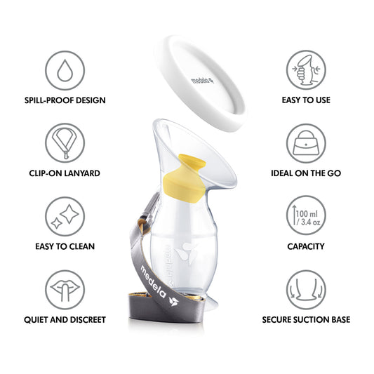 Recolector de leche materna de silicona Medela