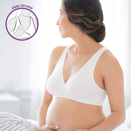 Sujetador para dormir pequeño blanco de Medela