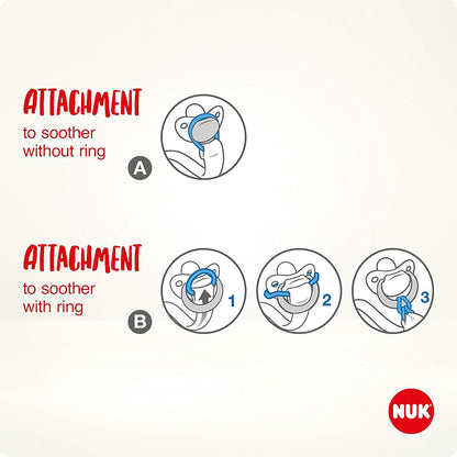 NUK Mickey Mouse Faixa e presilha para chupeta