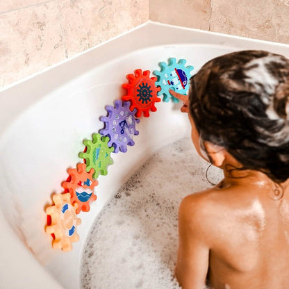 Nuby Bath Cogs Ventosas fortes