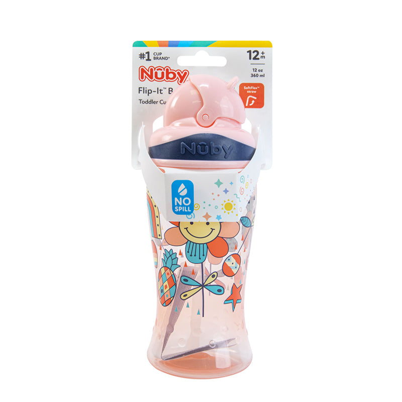 Nuby Copo Flip It Boost para crianças 360ml