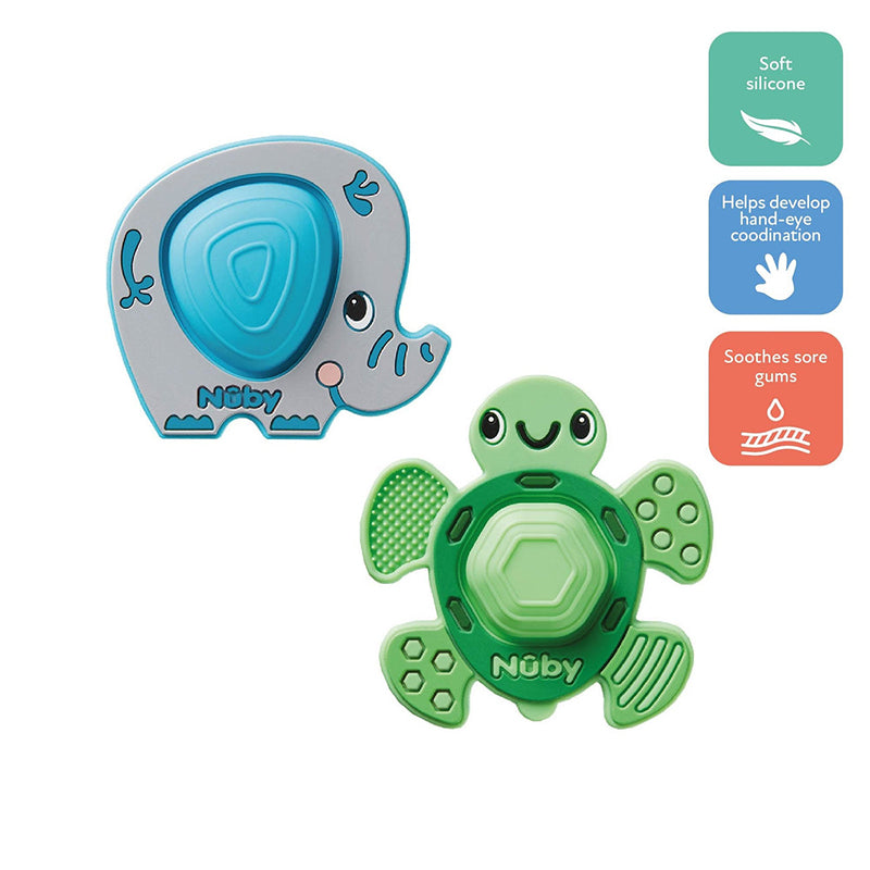 Nuby Mordedores Sensory Pop It - Pacote com 2
