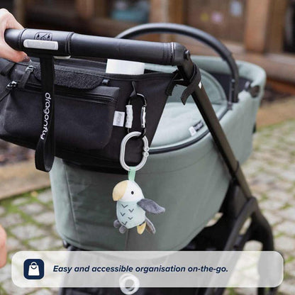 Nuby Organizador de Carrinho de Bebê Strap and go - ajustável para se adaptar à maioria dos carrinhos.