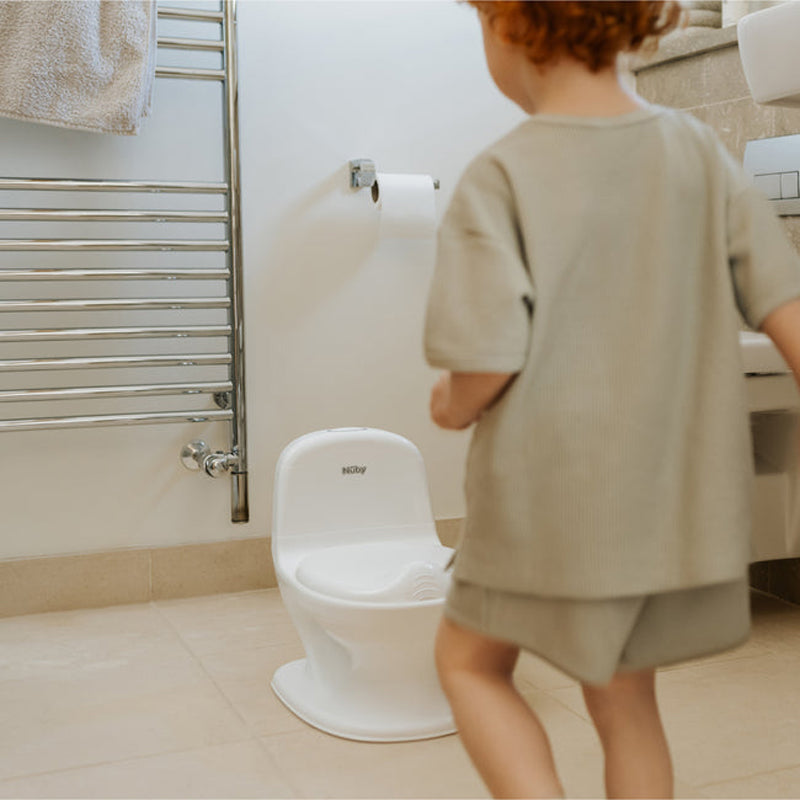 Nuby Vaso sanitário com som realista de descarga