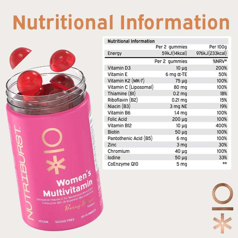 Nutriburst Multivitamínico Feminino 60s