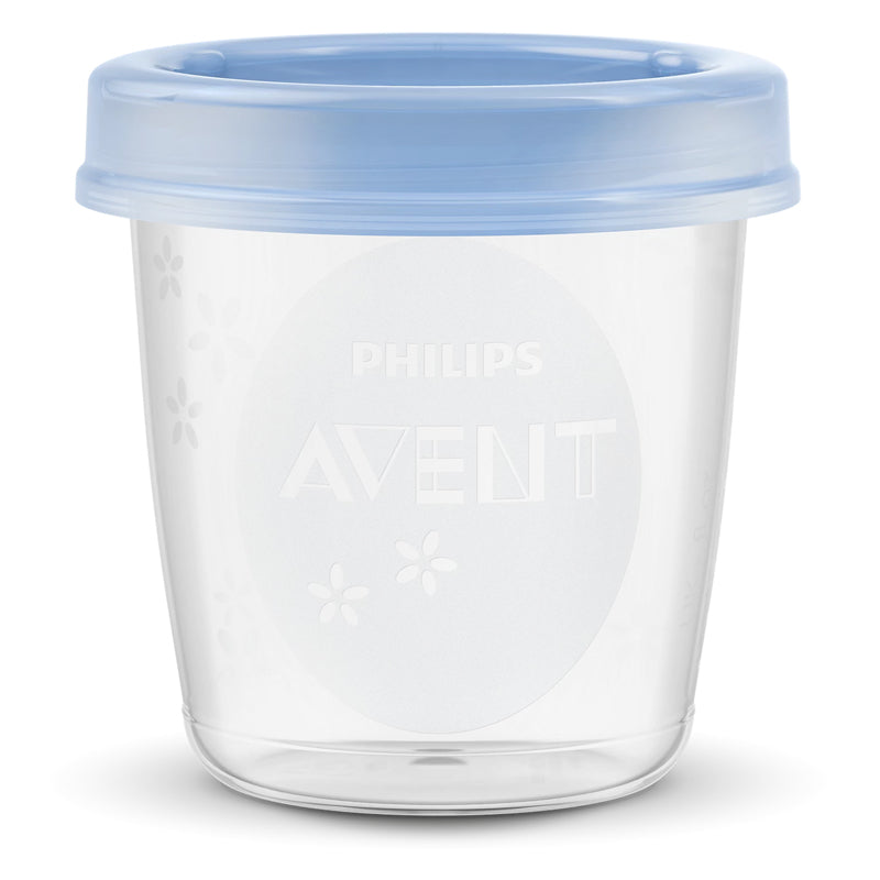 Philips Avent Recipientes para armazenamento de leite materno 180 ml, pacote com 10
