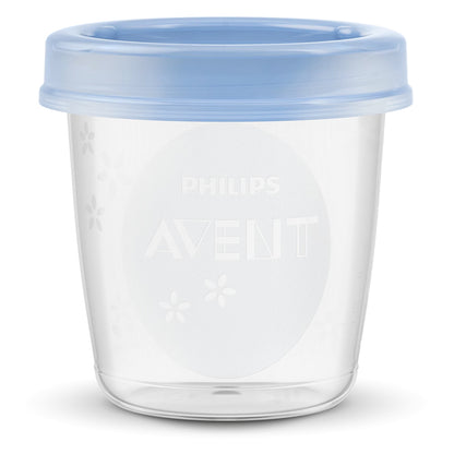 Philips Avent Recipientes para armazenamento de leite materno 180 ml, pacote com 10