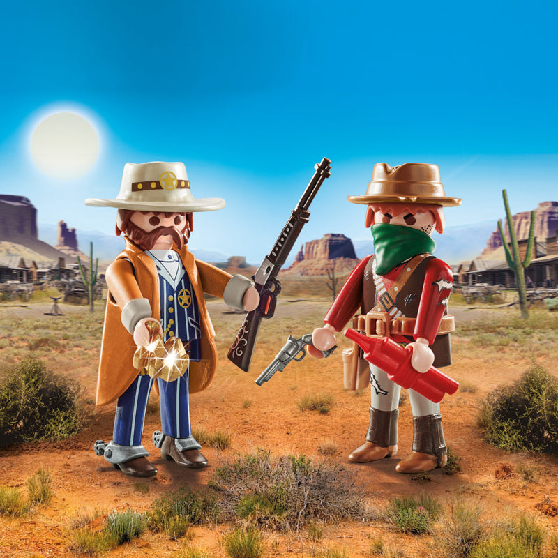 Playmobil Bandido e Xerife Duopack