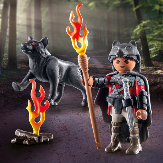 Playmobil  Especial Plus: Guerreiro com Lobo