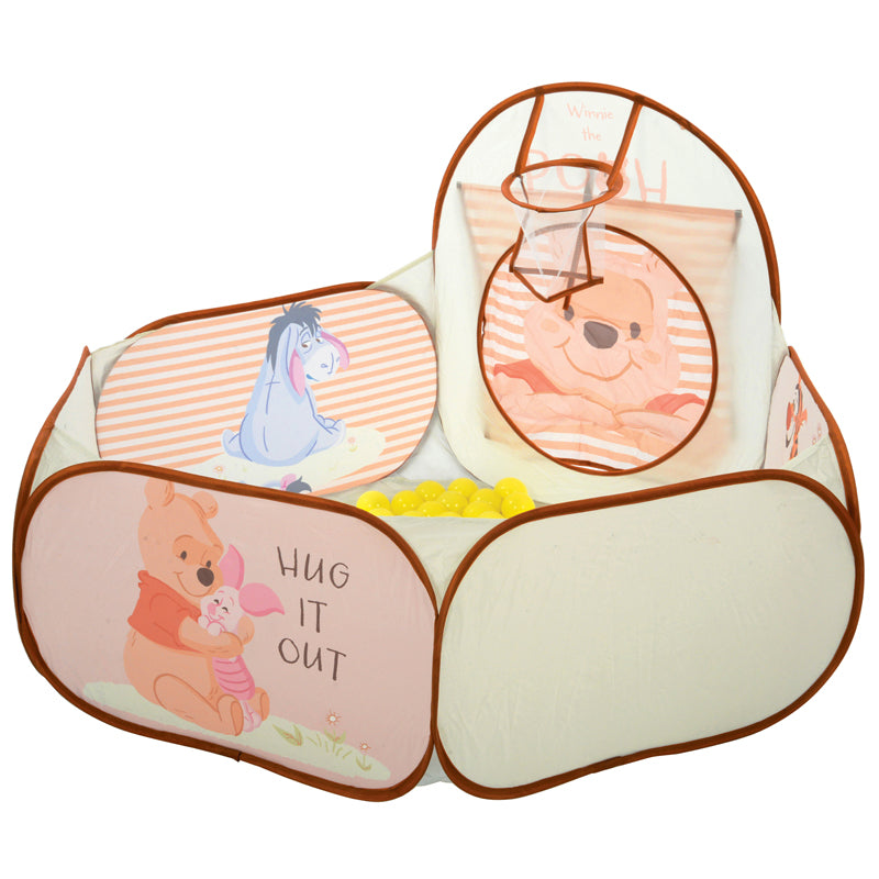 Winnie Piscina de Bolinhas The Pooh Quick Up com 20 Bolinhas, Brinquedo Infantil para Ambientes Fechados com Cesta de Basquete, Conjunto Divertido (Reino Unido, 2026)