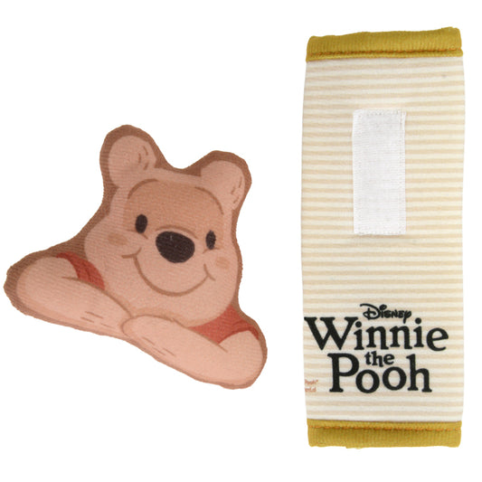 Winnie The Pooh Capa 3D para Cinto de Segurança Infantil do Ursinho Pooh – Almofada de Pelúcia Macia para Crianças, Conforto e Proteção contra o Atrito do Cinto