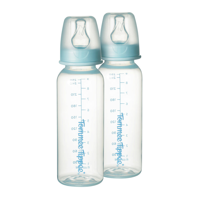 Tommee Tippee Conjunto de 2 mamadeiras estreitas Classic Start de 250ml
