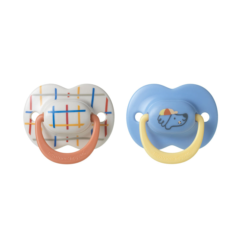 Tommee Tippee Chupeta Ultimate Fit para menino de 6 a 18 meses (pacote com 2)