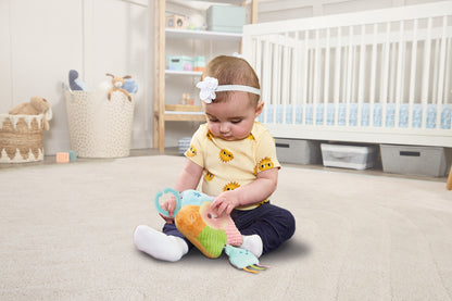 VTech A estrela Soothing Sounds acende e reproduz sons relaxantes da natureza e canções de ninar.