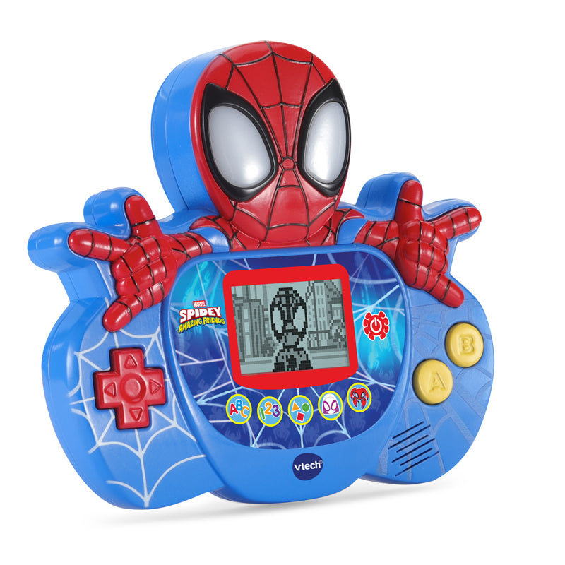 VTech Spidey Learn & Go | Brinquedo Educativo Portátil "Spidey e Sua Incrível Turma" | 5 Jogos Educativos