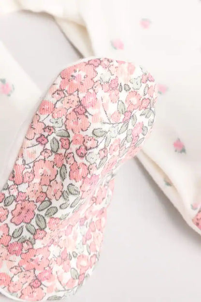 |BabyGirl| Macacão De Dormir Ecru Daddy Baby Family 100% Azlgodão (0-2 anos)