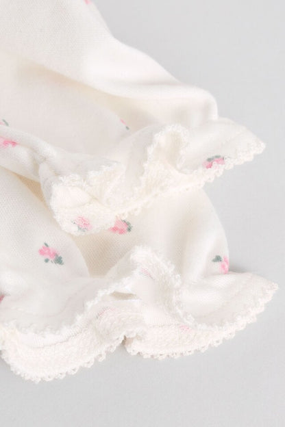 |BabyGirl| Macacão De Dormir Ecru Daddy Baby Family 100% Azlgodão (0-2 anos)