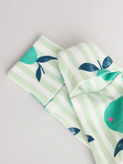 |BabyGirl| Conjunto De 5 Macacões Para Bebês 100% Algodão Com Zíper Multidirecional (0 meses a 2 anos)