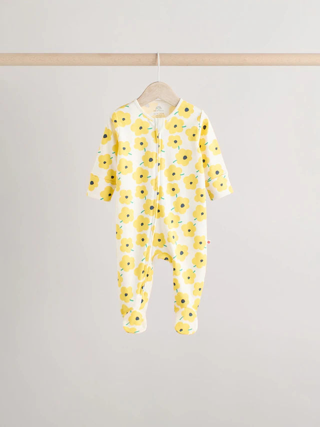 |BabyGirl| Conjunto De 5 Macacões Para Bebês 100% Algodão Com Zíper Multidirecional (0 meses a 2 anos)