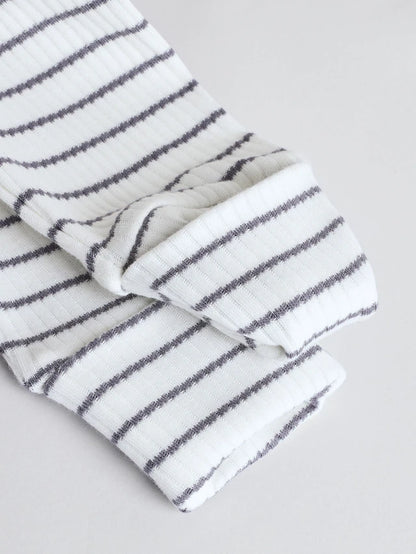 |BabyBoy| Macacão De Dormir Azul/Branco Para Bebê 100% Algodão, Pacote Com 3 Peças (0 meses a 2 anos)