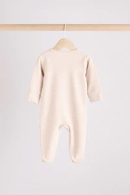 |BabyBoy| Neutro Hamish Baby 100% algodão Sleepsuits 3 unidades (0 meses a 2 anos)