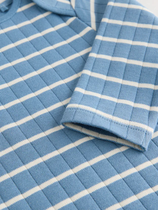 |BabyBoy| Body Azul Manga Longa Para Bebê 100% Algodão Pacote Com 5