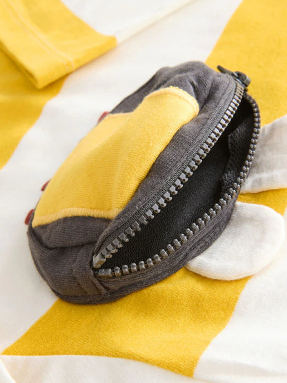 |Girl| Camiseta Manga Longa Yellow Bee 100% Algodão (3 meses a 7 anos)