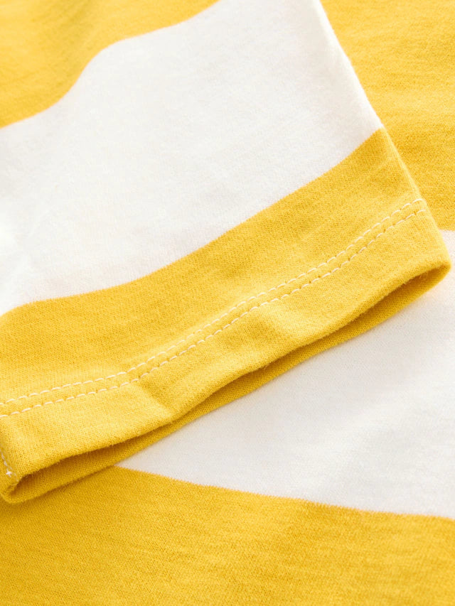 |Girl| Camiseta Manga Longa Yellow Bee 100% Algodão (3 meses a 7 anos)