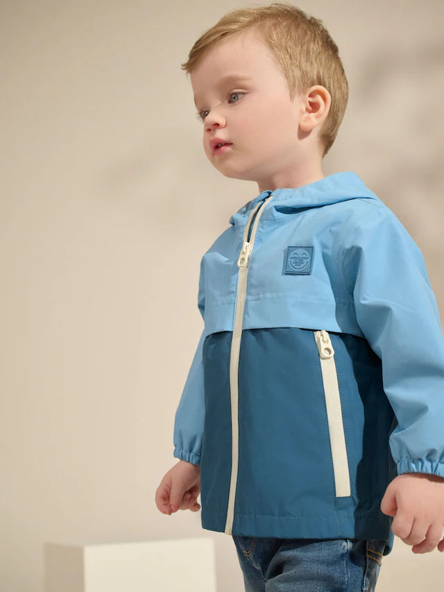 |Boy| Casaco Anorak Leve e Impermeável Azul (3 meses a 7 anos)