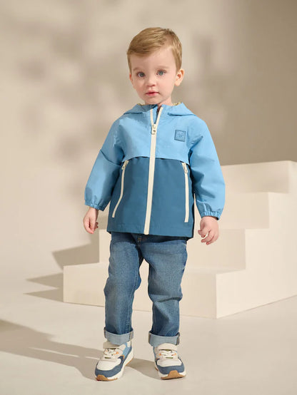 |Boy| Casaco Anorak Leve e Impermeável Azul (3 meses a 7 anos)