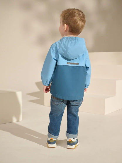 |Boy| Casaco Anorak Leve e Impermeável Azul (3 meses a 7 anos)