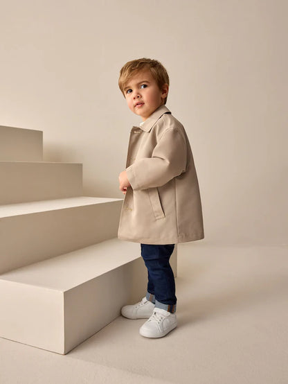 |Boy| Gabardine Neutro Resistente a Chuvas (3 meses a 7 anos)
