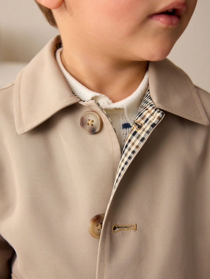 |Boy| Gabardine Neutro Resistente a Chuvas (3 meses a 7 anos)