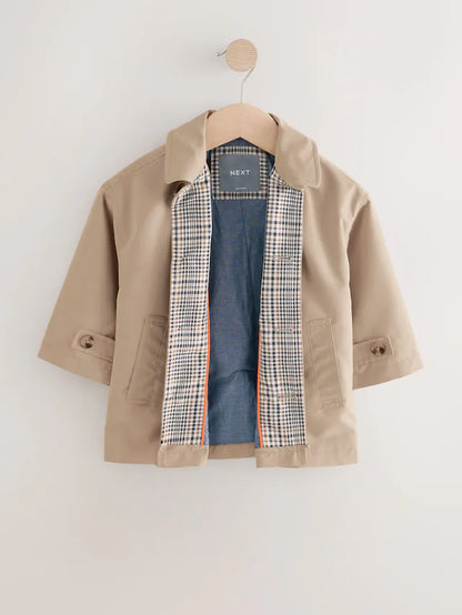 |Boy| Gabardine Neutro Resistente a Chuvas (3 meses a 7 anos)