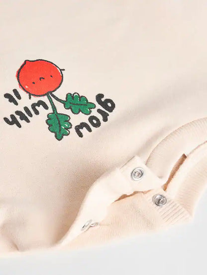 |BabyBoy| Conjunto De Moletom e Calça Jogger 100% Algodão Bright Veg Baby 2 Peças