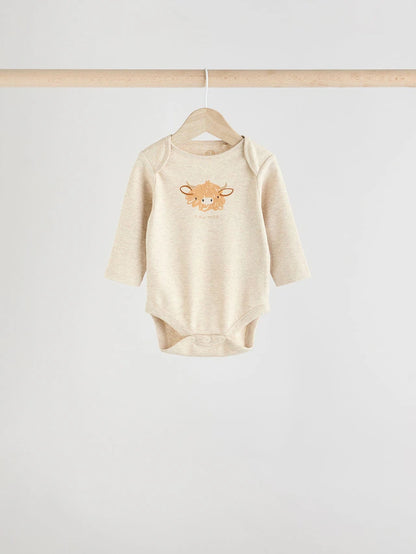 |BabyBoy| Pacote Com 3 Macacões Neutros Hamish Baby 100% Algodão