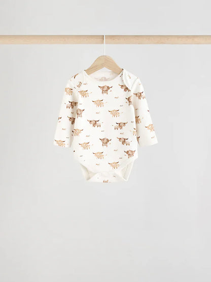 |BabyBoy| Pacote Com 3 Macacões Neutros Hamish Baby 100% Algodão