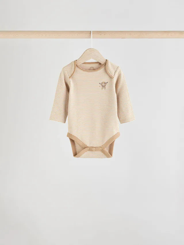 |BabyBoy| Pacote Com 3 Macacões Neutros Hamish Baby 100% Algodão