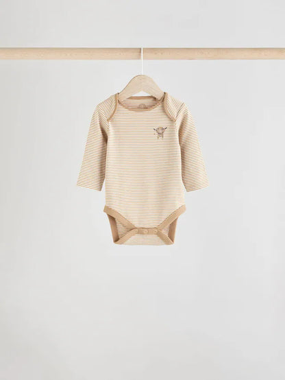 |BabyBoy| Pacote Com 3 Macacões Neutros Hamish Baby 100% Algodão