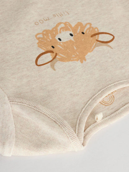 |BabyBoy| Pacote Com 3 Macacões Neutros Hamish Baby 100% Algodão