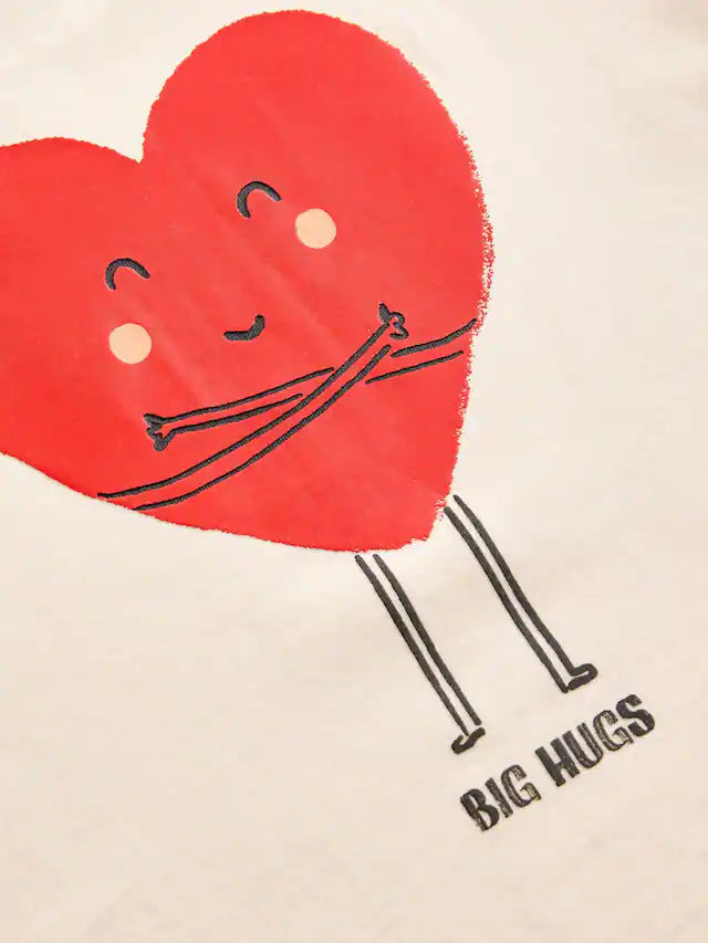 |Girl| Camiseta De Manga Curta Red Heart/Joaninha Com 3 Pacotes (3 meses a 7 anos)