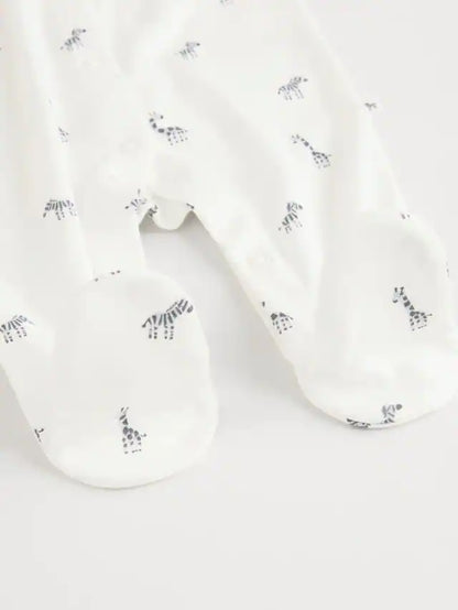 |BabyBoy| Macacão De Dormir 100% Algodão Verde Para Bebês, Pacote Com 5 Unidades (0 meses a 2 anos)