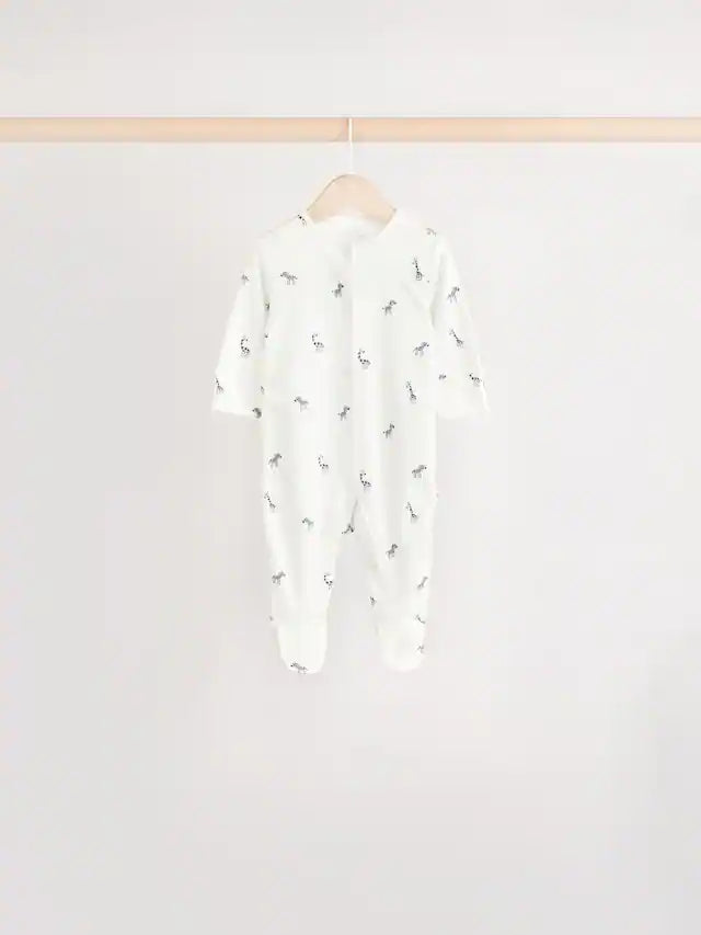 |BabyBoy| Macacão De Dormir 100% Algodão Verde Para Bebês, Pacote Com 5 Unidades (0 meses a 2 anos)